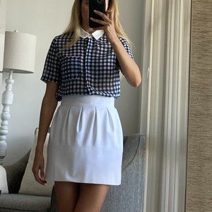 Atmosphere Button Up short Sleeve Collared Shirt Size S